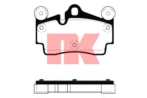 Brake Pad Set, disc brake 224773