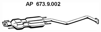 Mittelschalldämpfer 673.9.002