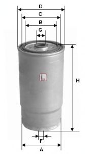 Fuel filter S 4012 NR