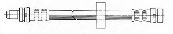 Tubo flexible de frenos 70204
