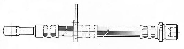 Tubo flexível de travão 70729