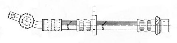 Tubo flexible de frenos 71161