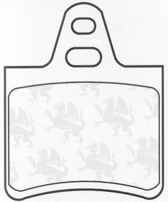 Комплект тормозных колодок, дисковый тормоз BP265