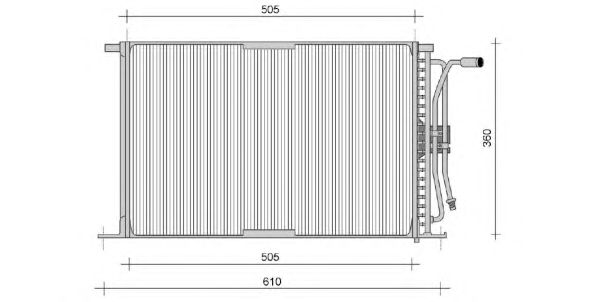 Condensator, airconditioning QCN35
