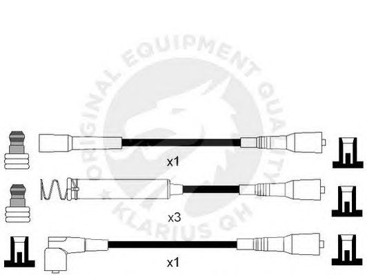 Комплект проводов зажигания XC242