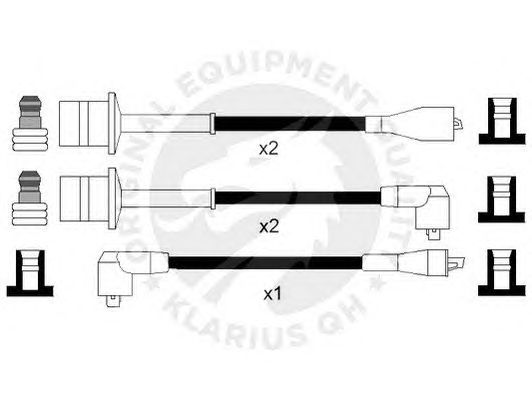 Комплект проводов зажигания XC1430