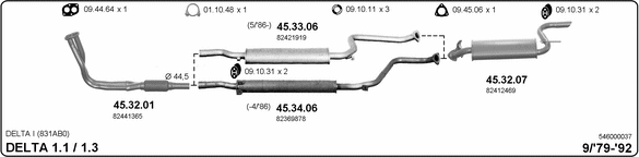 Exhaust System 546000037