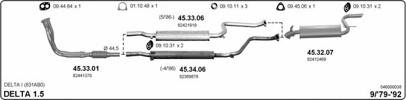 Exhaust System 546000038