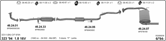 Exhaust System 552000036