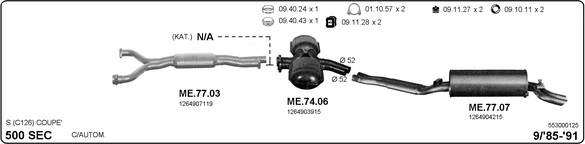 Exhaust System 553000125