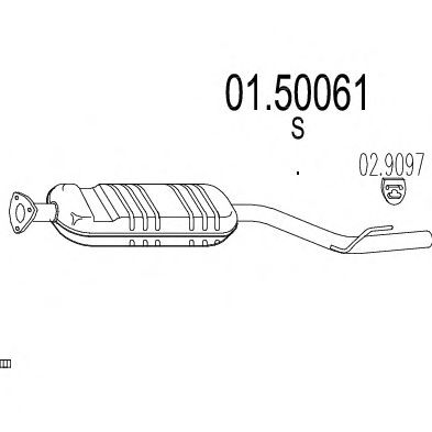 Middle Silencer 01.50061