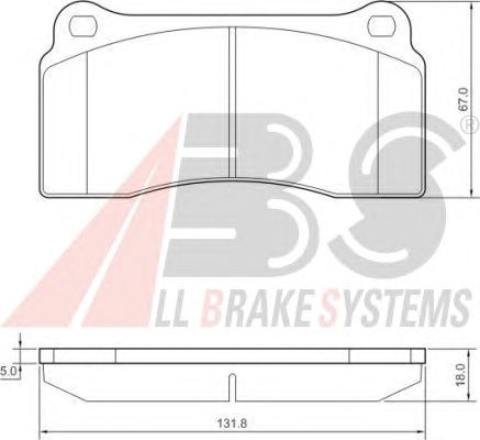 Brake Pad Set, disc brake 37441