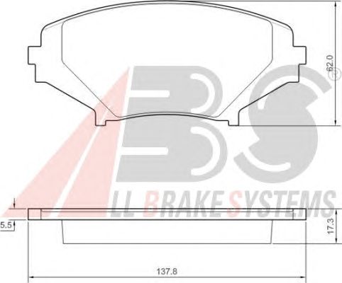 Brake Pad Set, disc brake 37472