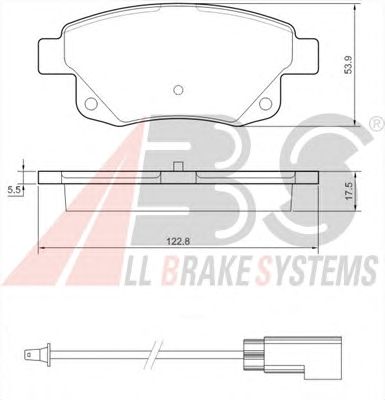 Brake Pad Set, disc brake 37560