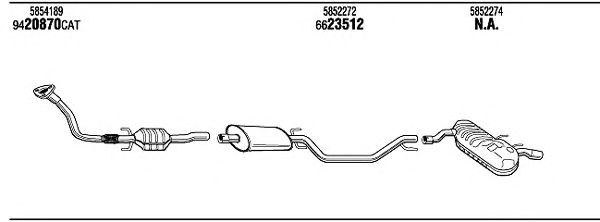 Exhaust System OPH17210