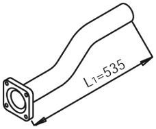 Exhaust Pipe 28244