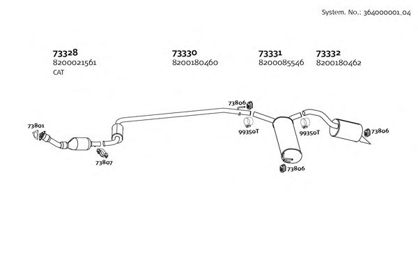 Exhaust System 364000001_04