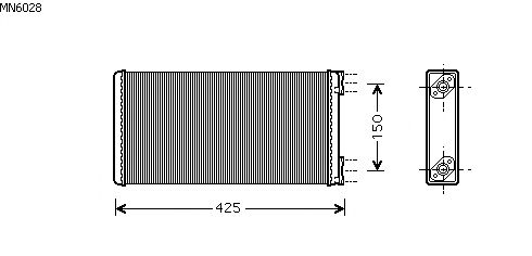 Heat Exchanger, interior heating MN6028