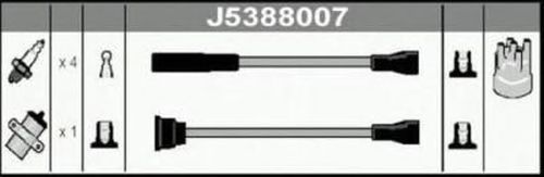 Jogo de cabos de ignição J5388007
