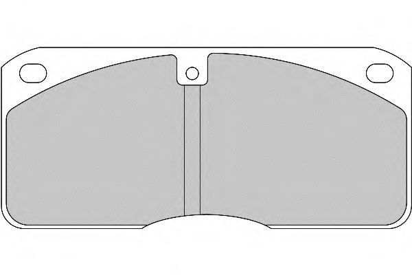 Комплект тормозных колодок, дисковый тормоз G6398