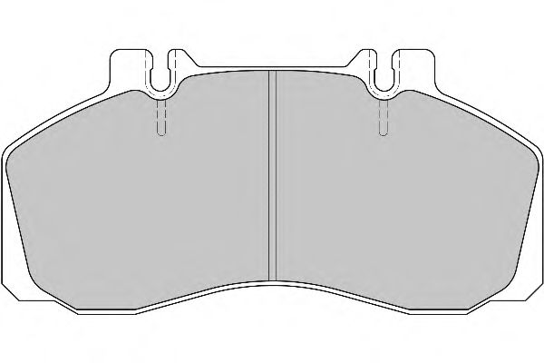 Комплект тормозных колодок, дисковый тормоз G6492