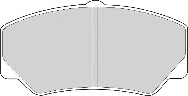 Комплект тормозных колодок, дисковый тормоз AVR126