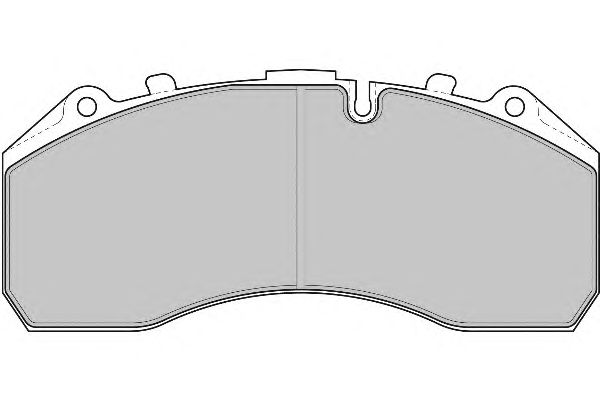 Комплект тормозных колодок, дисковый тормоз DCV1914FE