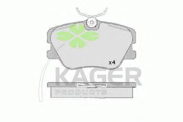 Kit de plaquettes de frein, frein à disque 35-0220