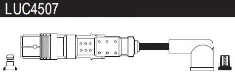 Комплект проводов зажигания LUC4507