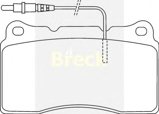 Brake Pad Set, disc brake 23575 00 W