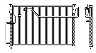 Condensador, ar condicionado 716N02