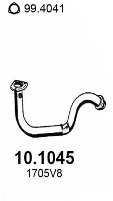 Exhaust Pipe 10.1045