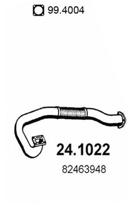 Exhaust Pipe 24.1022