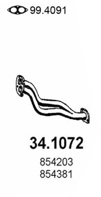 Exhaust Pipe 34.1072