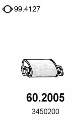 Предглушитель выхлопных газов 60.2005