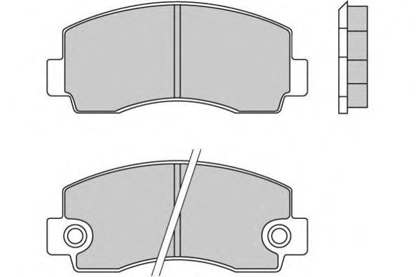 Brake Pad Set, disc brake 12-0215