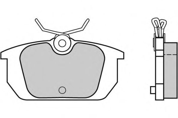 Комплект тормозных колодок, дисковый тормоз 12-0313