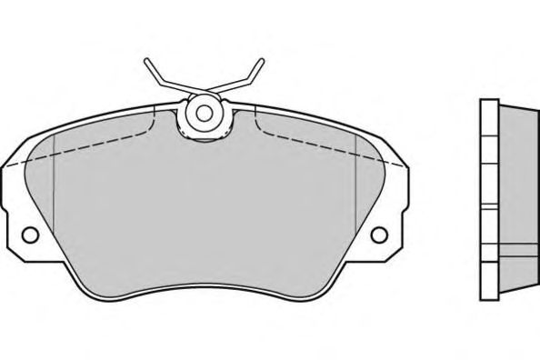 Комплект тормозных колодок, дисковый тормоз 12-0514