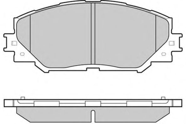 Kit de plaquettes de frein, frein à disque 12-1251