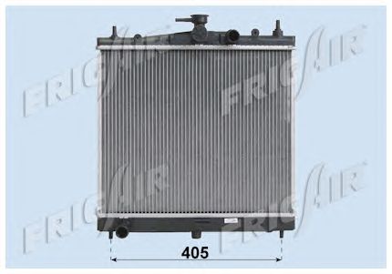 Radiator, engine cooling 0121.3020