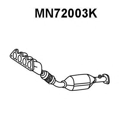 Manifold Catalytic Converter MN72003K