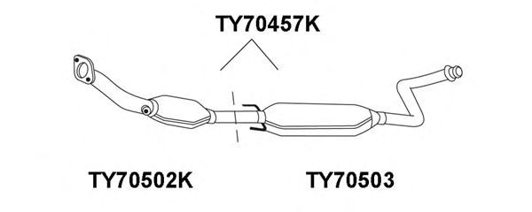 Front Silencer TY70503