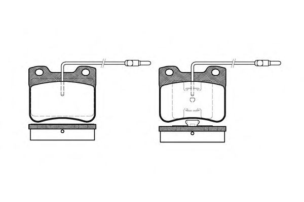 Комплект тормозных колодок, дисковый тормоз P3473.04