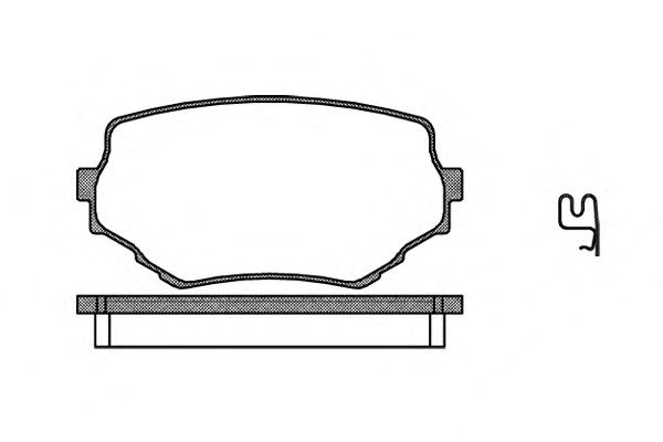 Комплект тормозных колодок, дисковый тормоз P4943.02