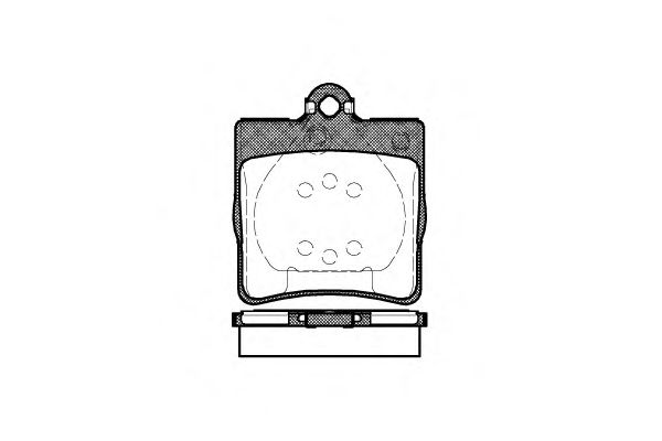 Комплект тормозных колодок, дисковый тормоз P7783.00