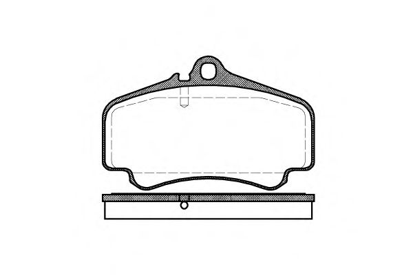 Комплект тормозных колодок, дисковый тормоз P9633.00