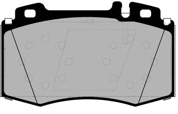 Brake Pad Set, disc brake PA1453