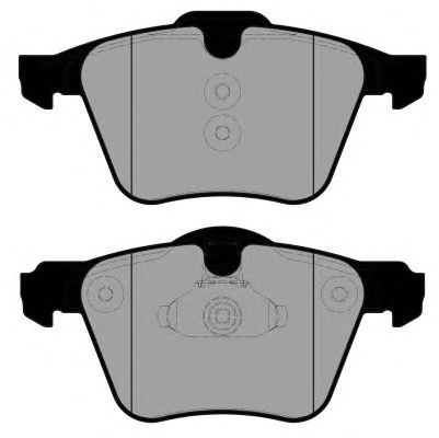 Комплект тормозных колодок, дисковый тормоз PA1789