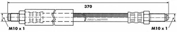 Tubo flexível de travão FBH6161