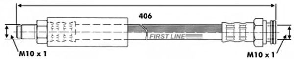 Tubo flexible de frenos FBH6225
